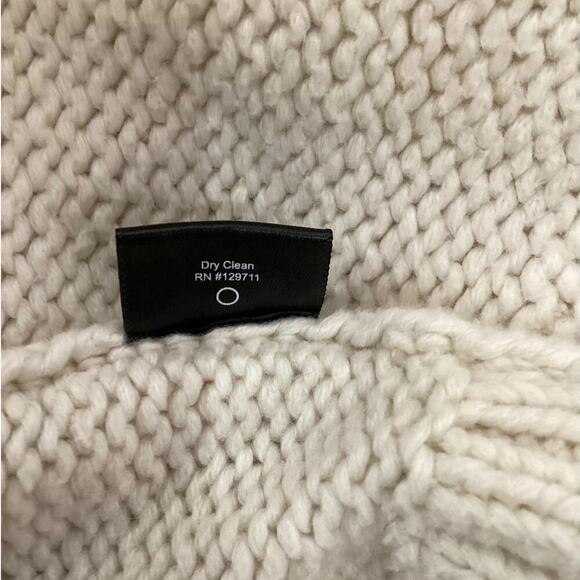 Jenni Kayne Chase Mockneck Cardigan In Bone Size XS Buttons Pockets - Picture 15 of 15